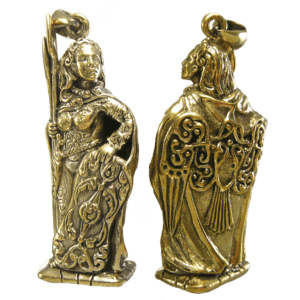 Bronze Morrigan Pendant
