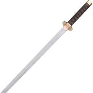 Braided Leather Ninja Short Sword