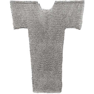 Butted Ring Steel Chainmail Hauberk