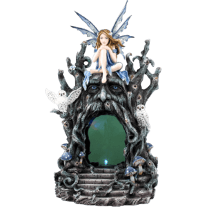 Fairy and Greenman LED Statue