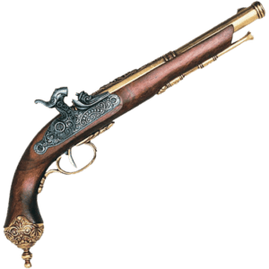 1825 Italian Percussion Pistol Brass