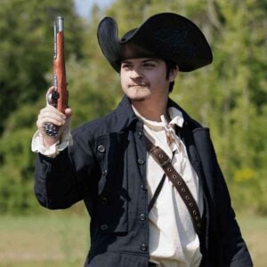 18th Century Pirate Flintlock Pistol Grey