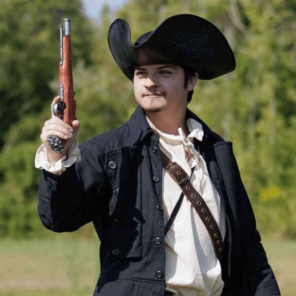 18th Century Pirate Flintlock Pistol Grey