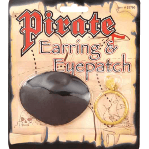 Pirate's Earring and Eye Patch