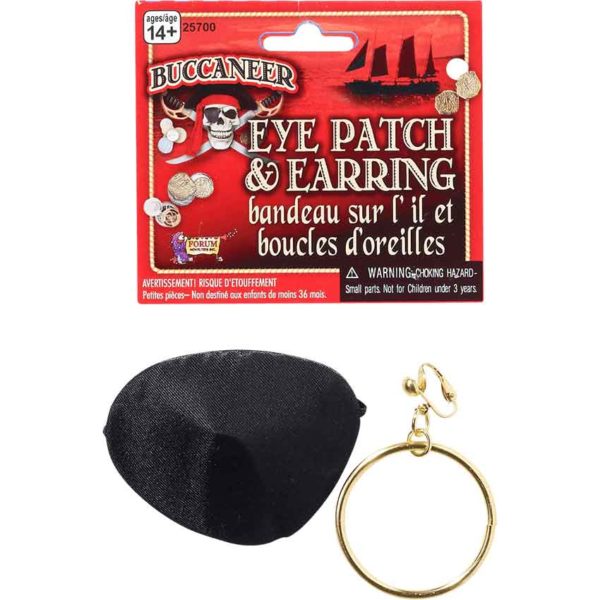 Pirate's Earring and Eye Patch
