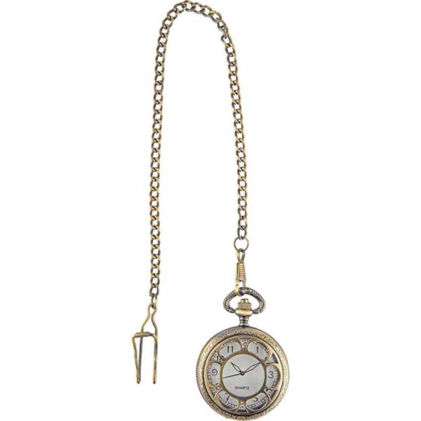 Steampunk Deluxe Pocket Watch Prop