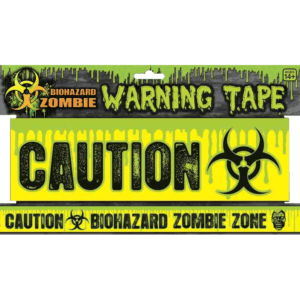 Biohazard Zombie Warning Tape