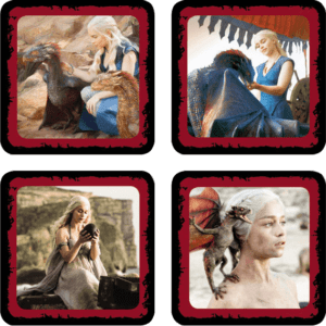 Daenerys Targaryen Coaster Set