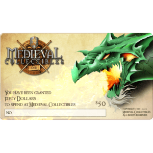Medieval Collectibles Gift Certificates