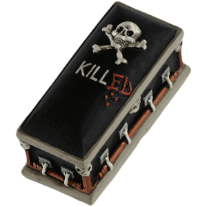 Gothic Casket Horror Ornament