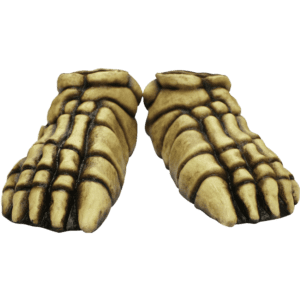 Bone-Colored Skeleton Costume Feet