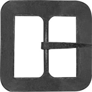 Hand-Forged Black Square Buckle