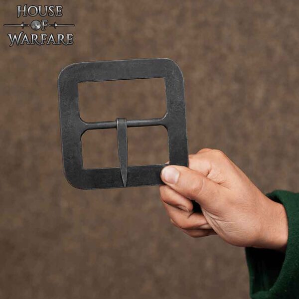 Hand-Forged Black Square Buckle