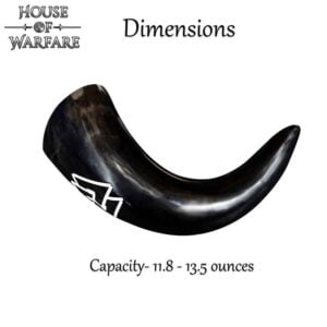 Valknut Drinking Horn