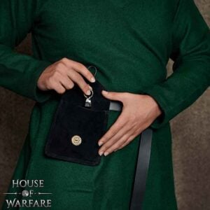 Small Suede Pouch - Black