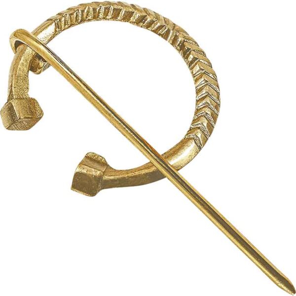 Small Brass Cloak Pin