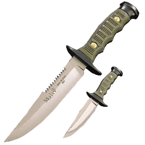 Small and Large Muela Bowie Knife Set