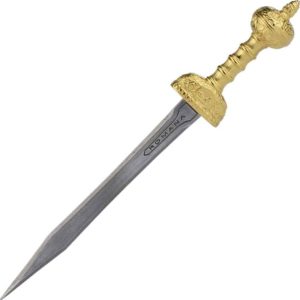 Miniature Gold Julius Caesar Gladius by Marto