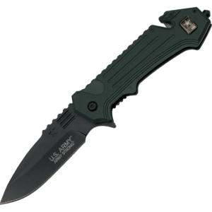 Green Army Brave Folding Knife