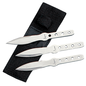 Silver Throwing Knife Triple Set
