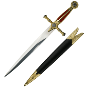 Red Masonic Short Dagger
