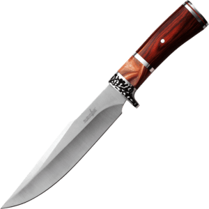 Wood Handle Clip Point Knife
