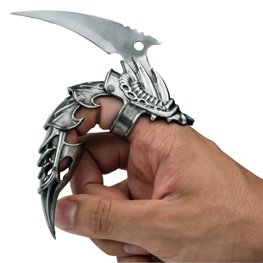 Silver Bladed Finger Armor MCMC1026 Medieval Collectibles