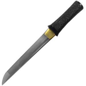 Red Scabbard Damascus Oriental Tanto