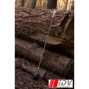 Brown Glow-in-the-Dark LARP Arrow - Round Tip