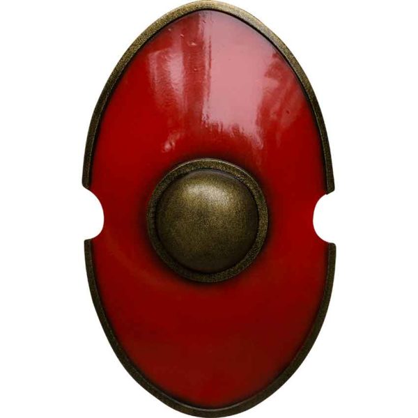 Red Elliptical LARP Shield