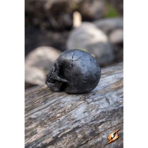 Small Steel LARP Throwing Skull