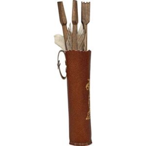 Crossbow Quiver with 3 Bolts