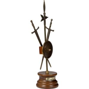 Miniature Weapons Display with Stand
