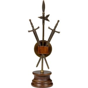 Miniature Weapons Display with Stand