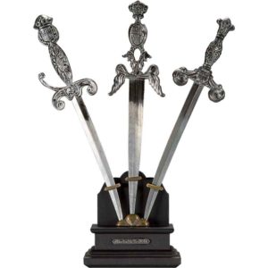 Letter Opener Set of 3 with Display Stand