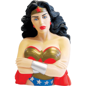 Classic Wonder Woman Bust Bank