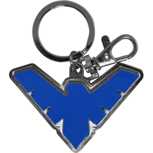 Blue Nightwing Emblem Keychain
