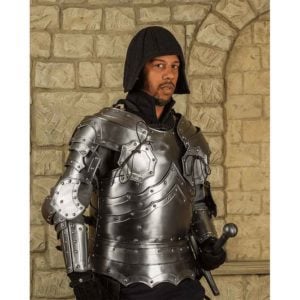 Large Steel Balthasar Spaulders