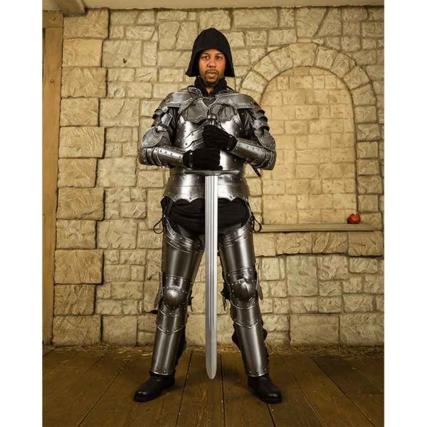 Steel Balthasar Full Leg Guards