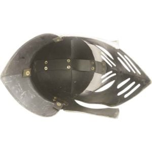 Reginald Darkened Steel Helmet