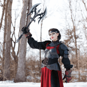 Blackened Mina Armour Belt