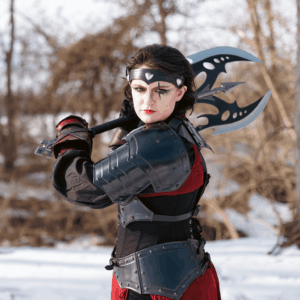 Blackened Mina Armour Belt