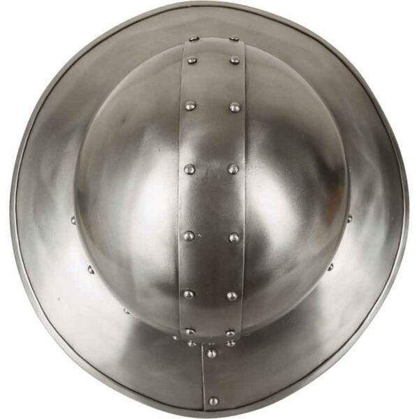 Steel Kettle Hat with Face Armour