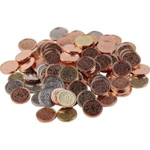 Set of 10 Copper LARP Coins