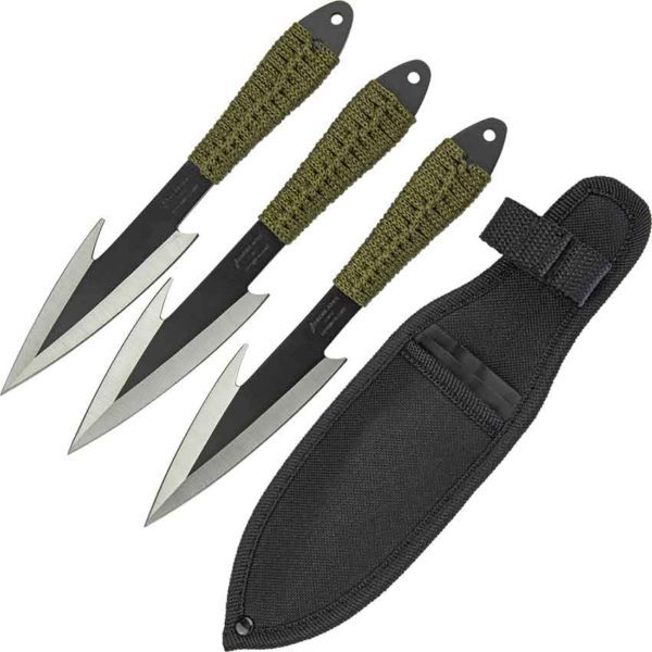 3 Piece Ninja Hunter Throwing Knives