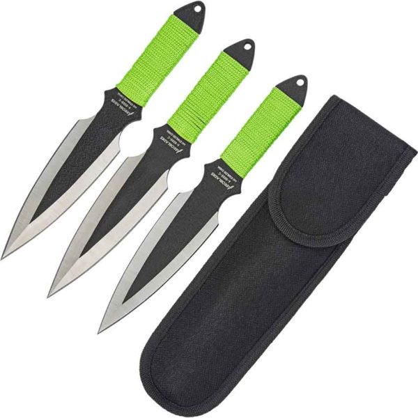 3 Piece Two Tone Throwing Knives