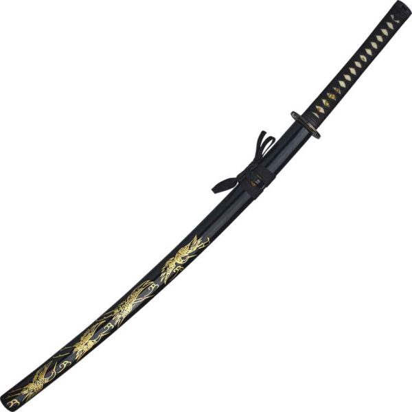 Crane Print Handmade Katana