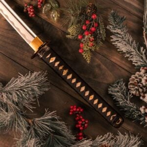 Dragon Print Handmade Katana