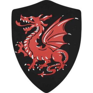 Red Dragon LARP Heater Shield