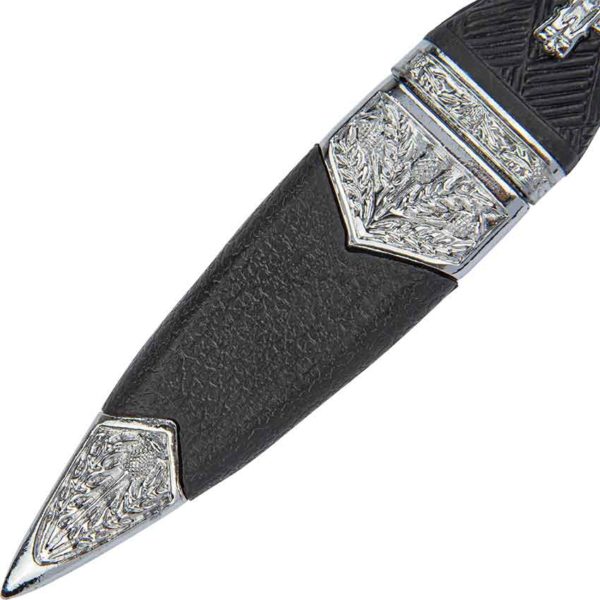 Green Gem Thistle Sgian Dubh